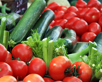 A variety of vegetables